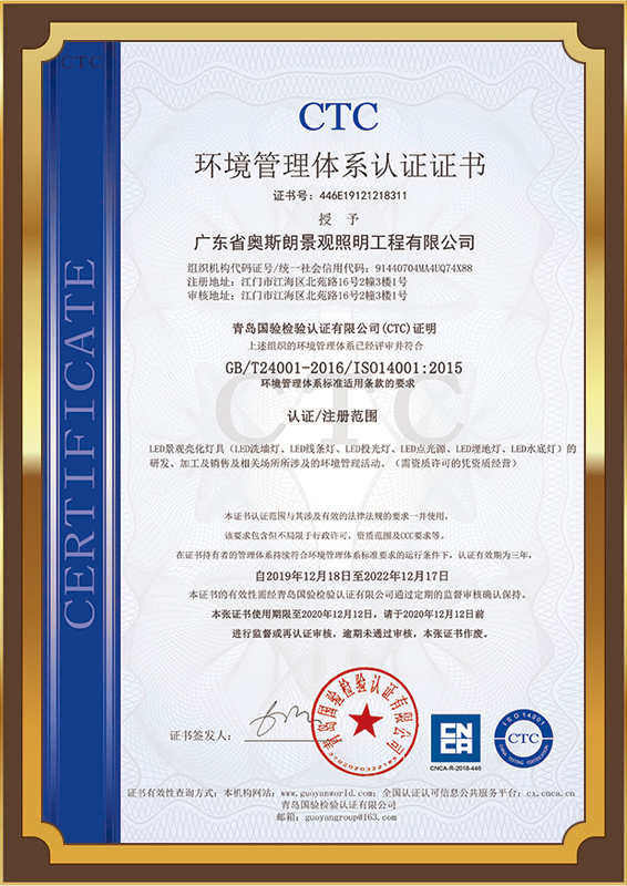 ISO国际认证
